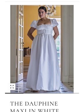 The Dauphine Maxi Dress in White